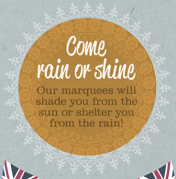come rain or shine
